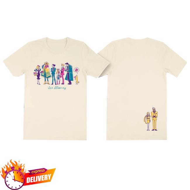 Trending Fangamer Merch Ace Attorney Lawful Lunch Break Long Sleeve Shirt