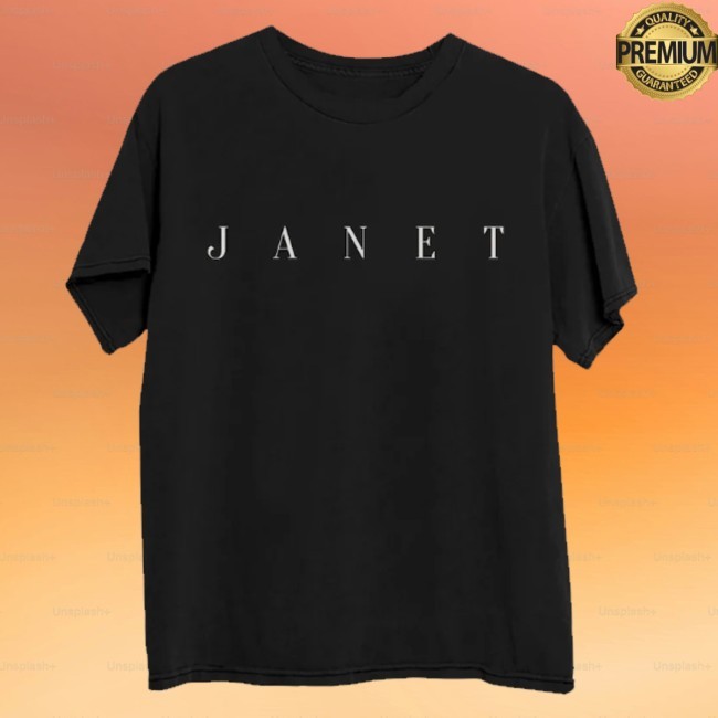 Trending Janet Jackson Store Merch Vintage Black White Photo Shirt