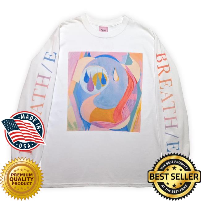 Trending Anna Liber Lewis Merch Store Breath/E Long Sleeve Tee - Four Tet X Anna Painting Hoodie Sweatshirt Annaliberlewis Shop