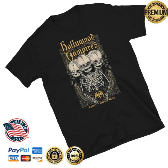 Hollywood Vampires Merch Store Shop Conjoined Skeleton Tank Top