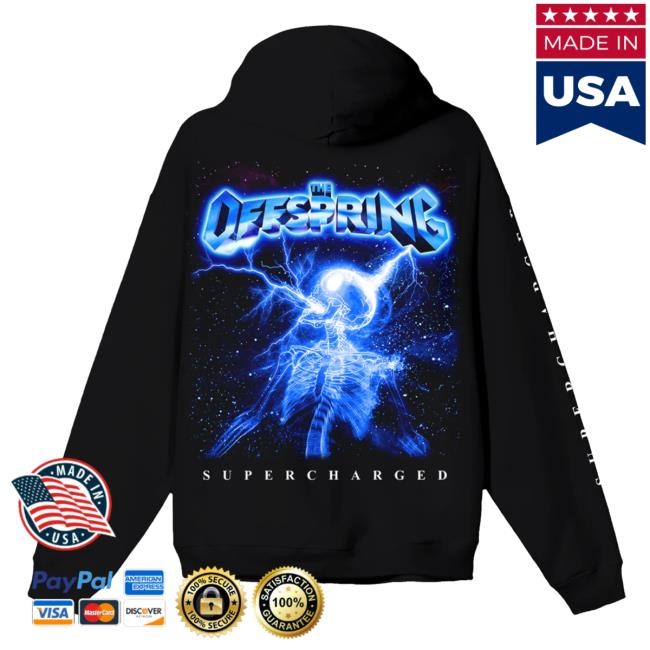 Official Offspring Merch Supercharged Black Shirt
