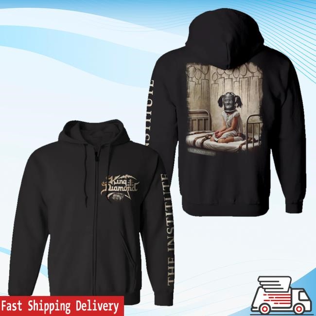 King Diamond Official Shop The Institute Zip Crewneck Sweatshirt