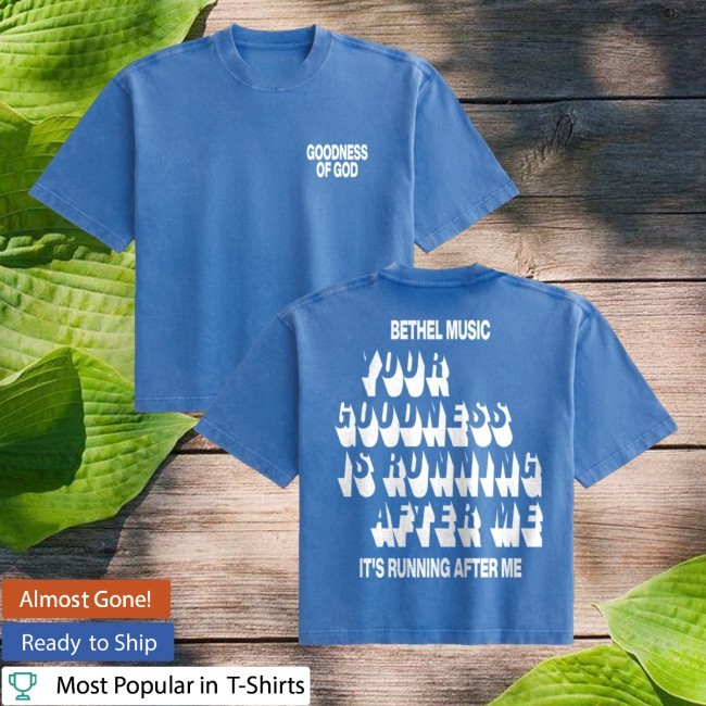 Bethel Music Merch Store Goodness Of God Blue Tank Top