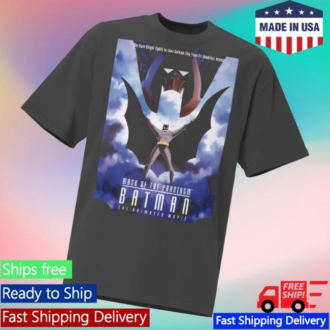 Official Dc Shop Batman Mask Of The Phantasm Oversized Faded Sweater Dc Shop Batman Mask Of The Phantasm Oversized Faded Shirt