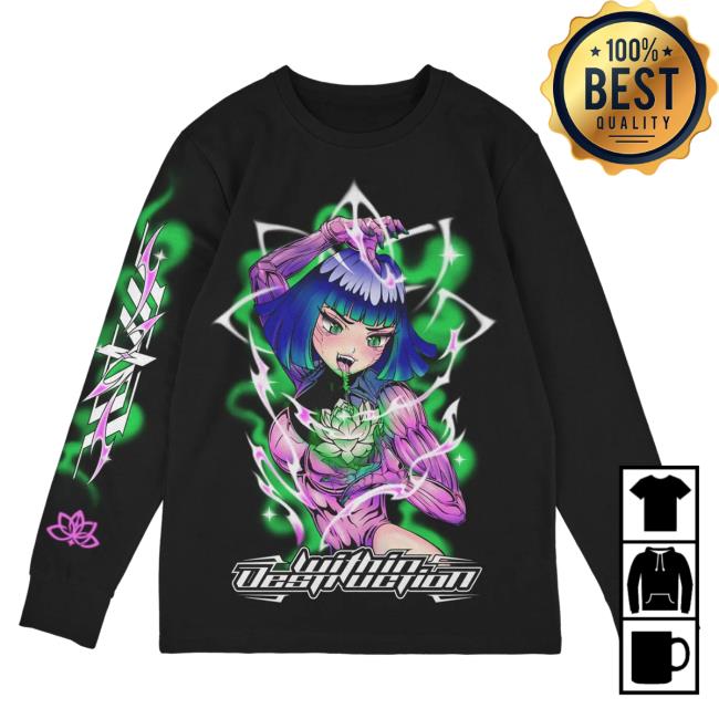 Official Merch Now Within Destruction Anime Black Long-Sleeve MerchNow