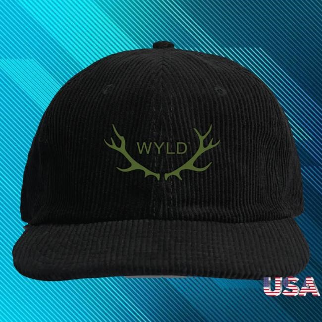 Wyldhemp Merch Store Wyld Corduroy Dad Cap Black Green