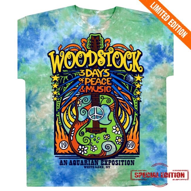 Woodstock Music Festival Tie-Dye Classic Shirt