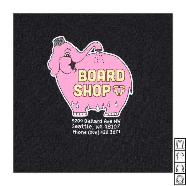 Tactics Merch Store Tactics Seattle Pink Elephant Crewneck Sweatshirt