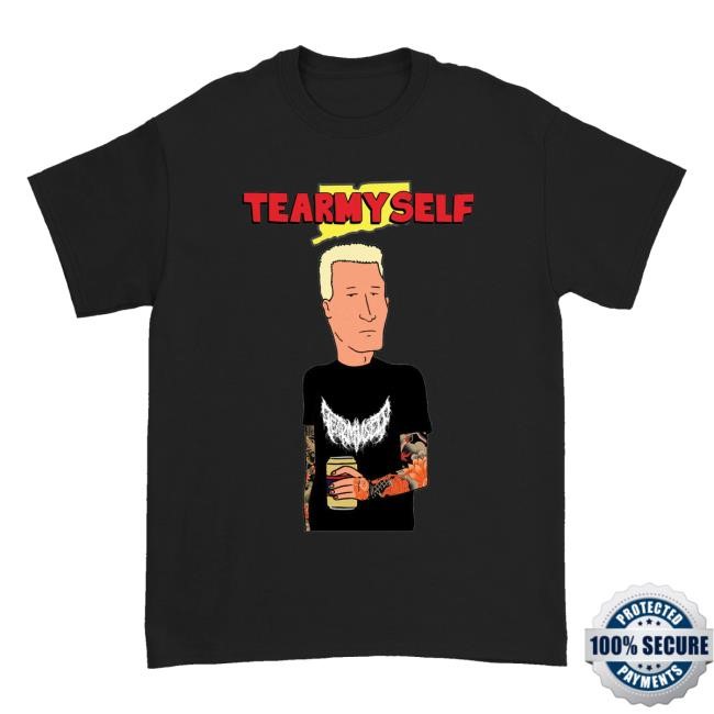 Official Downright Merch Tear Myself - Boomhauer Tee