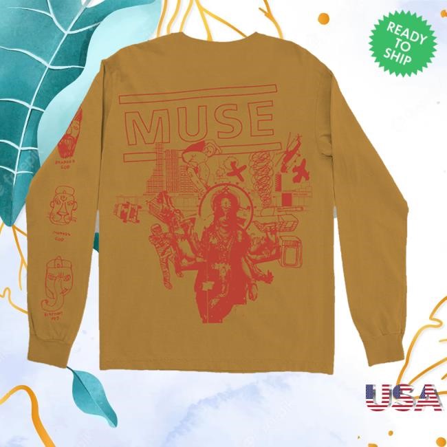 Muse Store Merch Sketches Of Symmetry Long Sleeve T-Shirt