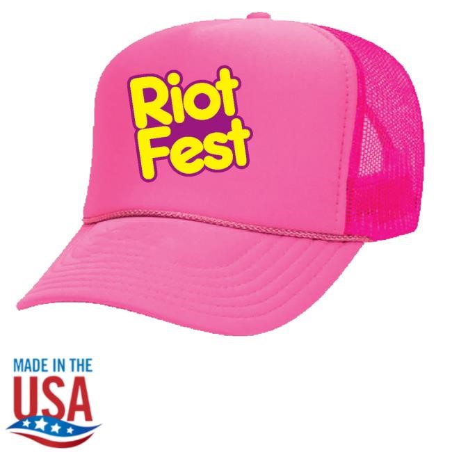 Riot Brand Merch Pepto Trucker Hat