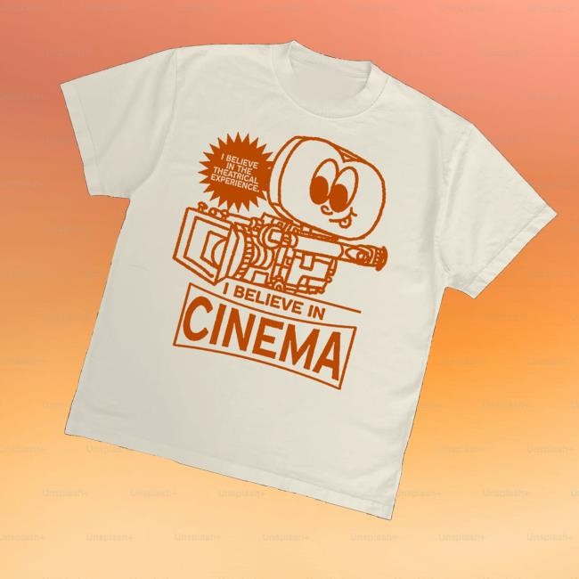 Super Yaki Merch Store Believe In Cinema T Shirt