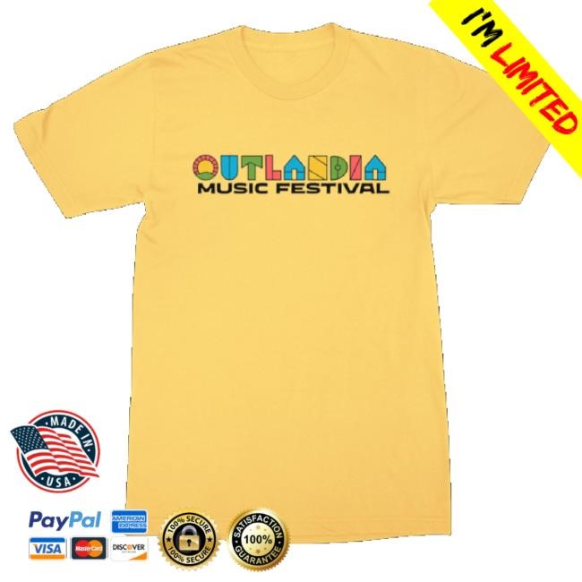 Trending Outlandia Music Festival Merch Outlandia Logo Tee Shirt Yellow