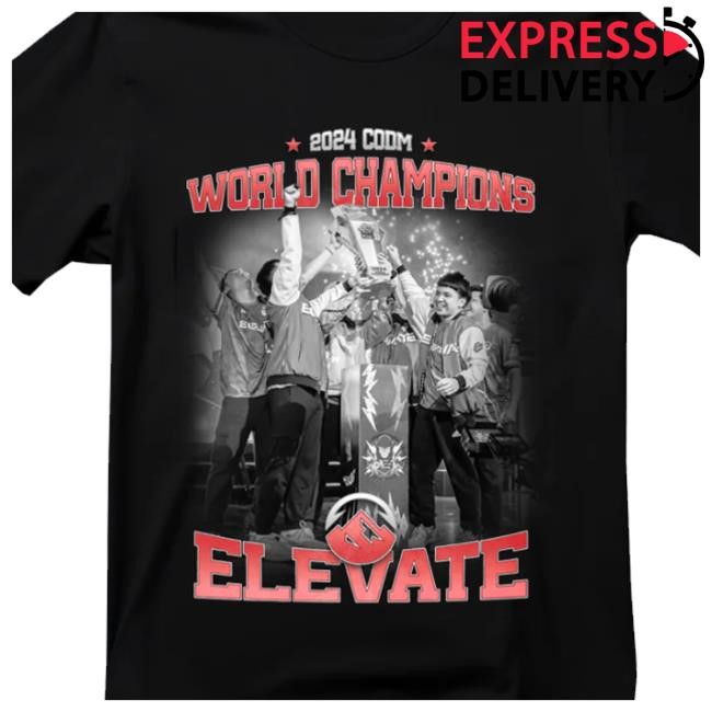 2024 Elevate Codm World Championship Tee Shirt