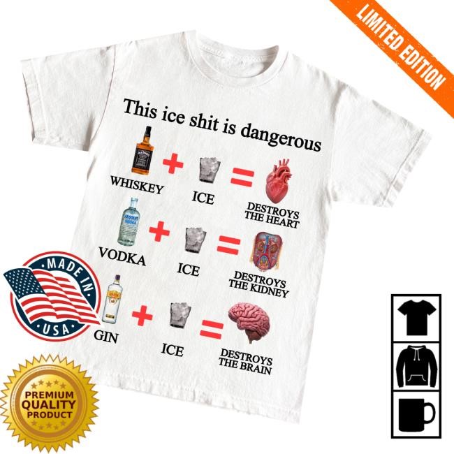 Barely Legal Clothing Merch Store Ice Is Dangerous 6Oz Cotton Long Sleeve
