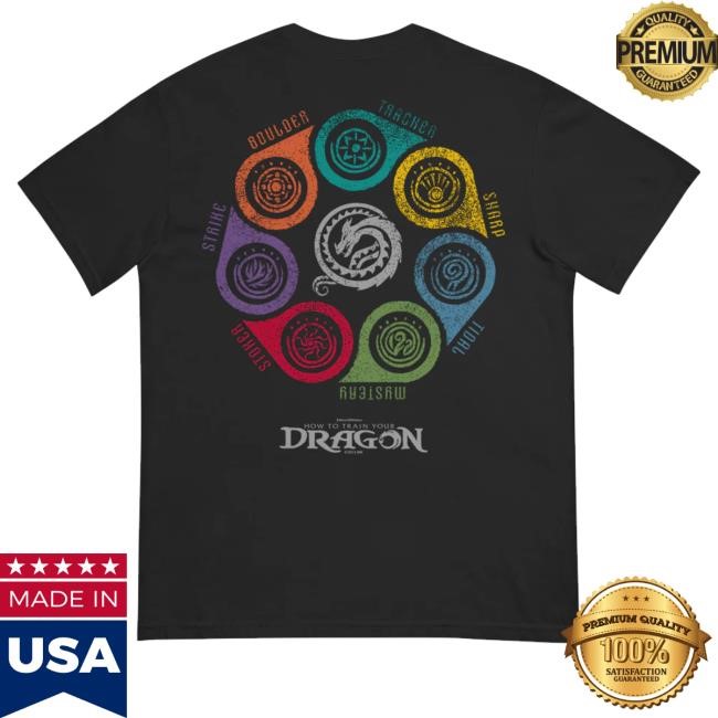 Official Amc Theatres Merch Shop Store How To Train Your Dragon Seven Classes Shirt