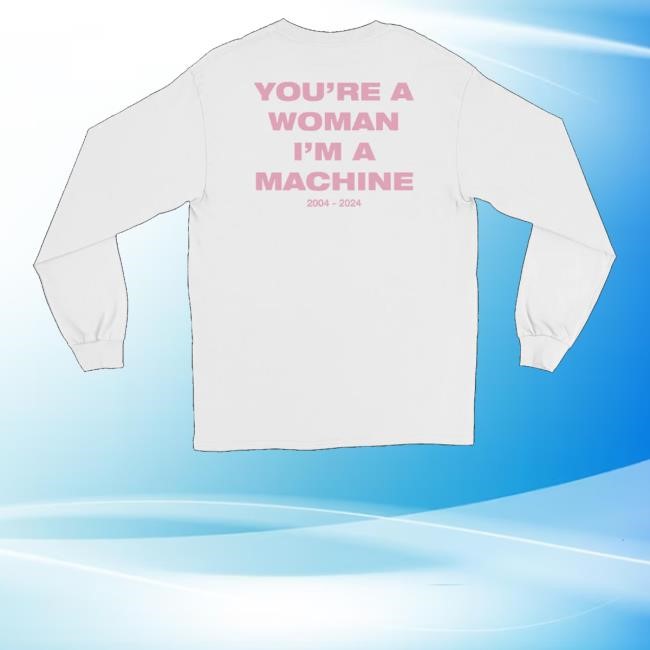 Deathfromabove1979 Merch Store Shop You're A Woman, I'm A Machine 20Th Anniversary Tee Shirt