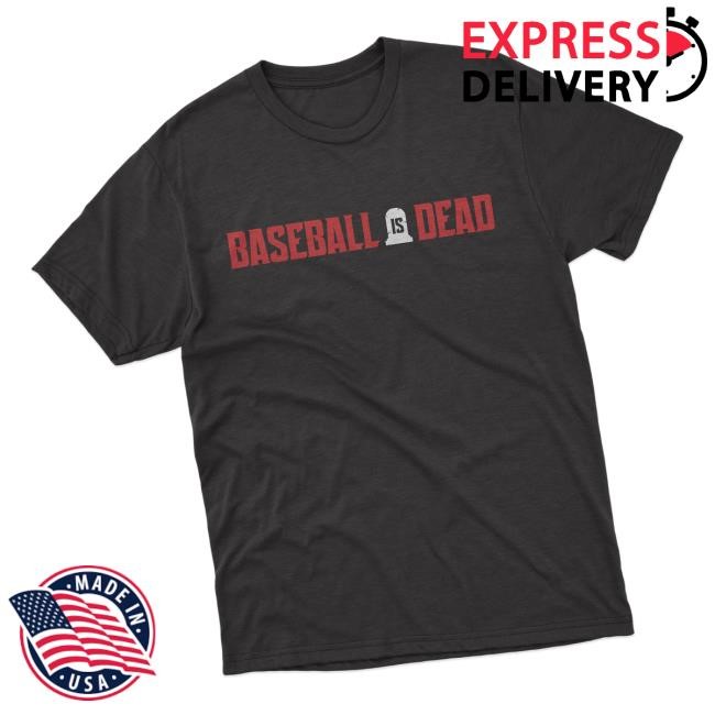 Baseball Is Dead Merch Store Bid Black Logo Hoodie