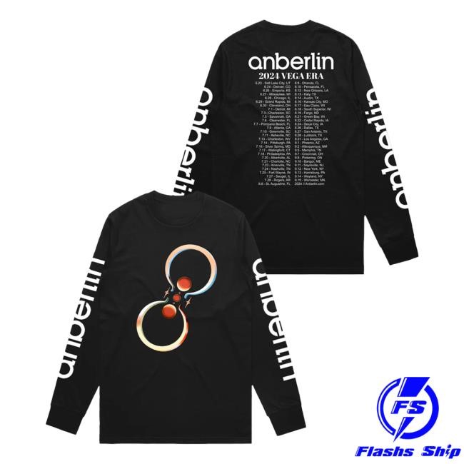 Anberlin Merch Anberlin Vega 2024 Tour Shirts