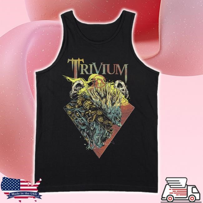 Original Trivium Shop Merch Store Dragon Explosion T-Shirt