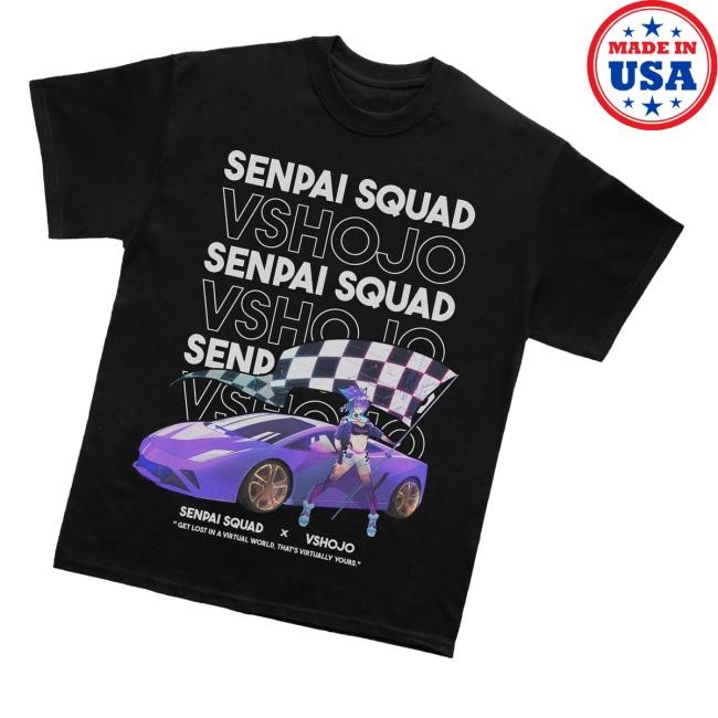 Senpai Squad Vshojo X Senpai Squad: Projekt Melody Crewneck Sweatshirt