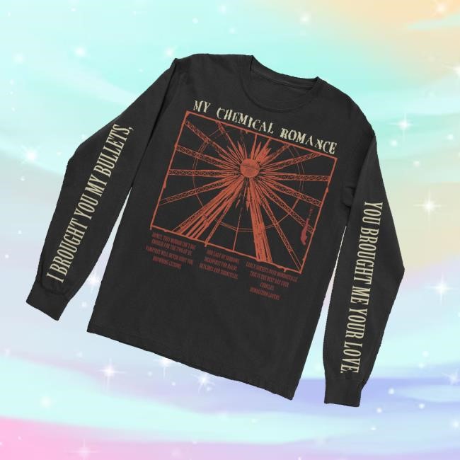 My Chemical Romance Merch Store Shop Bullets Track Shirts