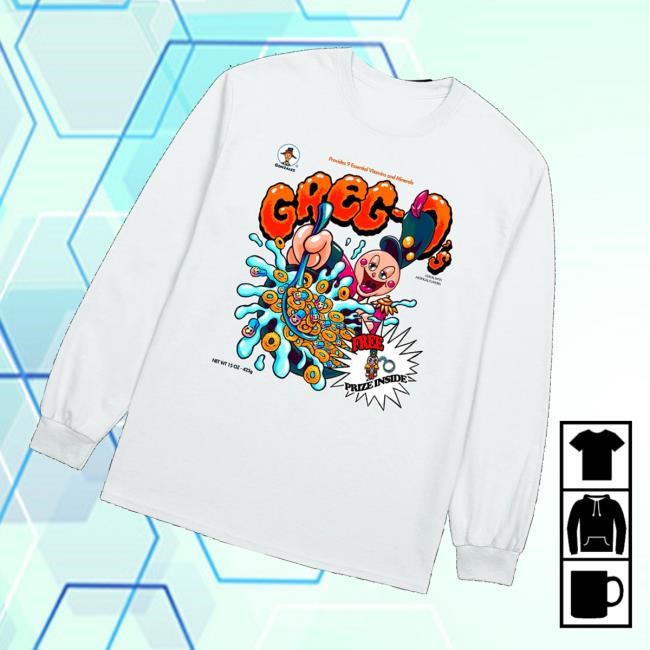 Danny Gonzalez Merch Store Greg-O's White Shirts