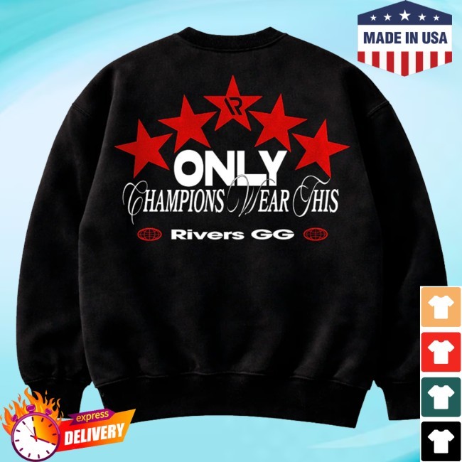Rivers Gg Store Merch Only Champions - Black Shirt