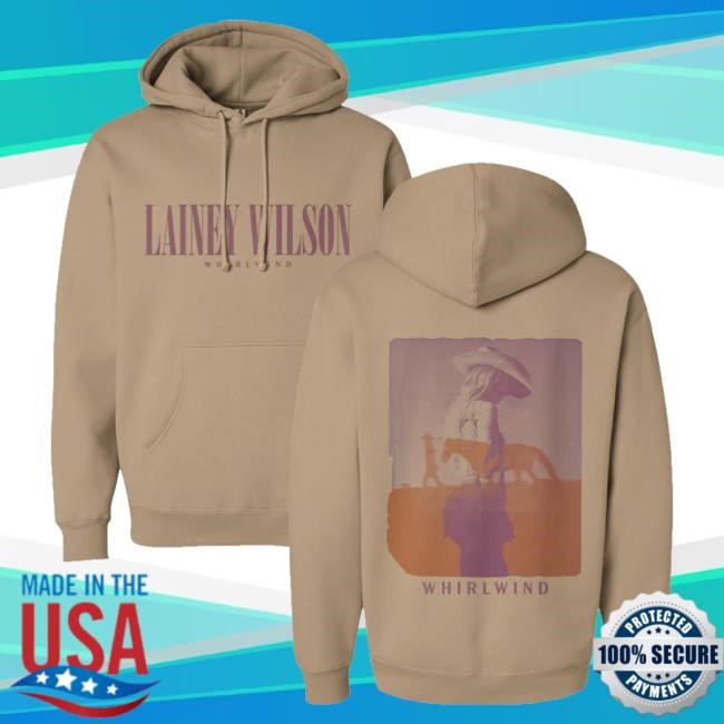 Official Lainey Wilson Merch Sandstone Whirlwind Tee Shirt