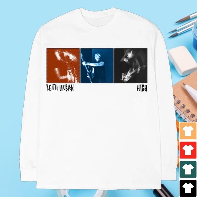 Keith Urban Merch High Blurred Long-Sleeve Tee