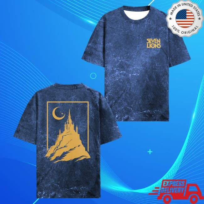 Trending Seven Lions Store Merch Seven Lions Crescent Moon Mineral Wash Sweatshirt