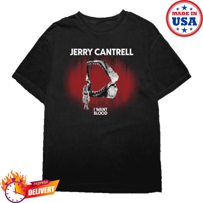 Jerry Cantrell Merch Store Open Wide Shirt