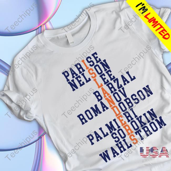 Kim M Islesgirl3 Islanders Parise Nelson Lee Barzal Romanov Dobson Palmieri Sorokin Wahlstrom T Shirt