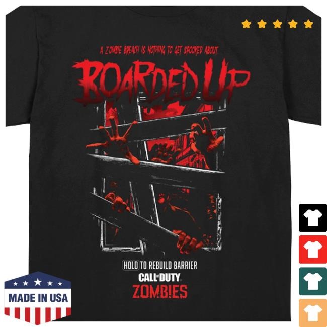 Call Of Duty Merch Shop Store Official Call Of Duty Zombie Breach Gift Hooded Sweatshirt