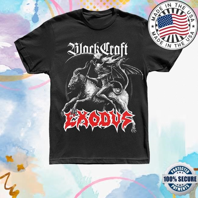 Blackcraft Clothing Merch Store Exodus Death Rider Zip Hoodie