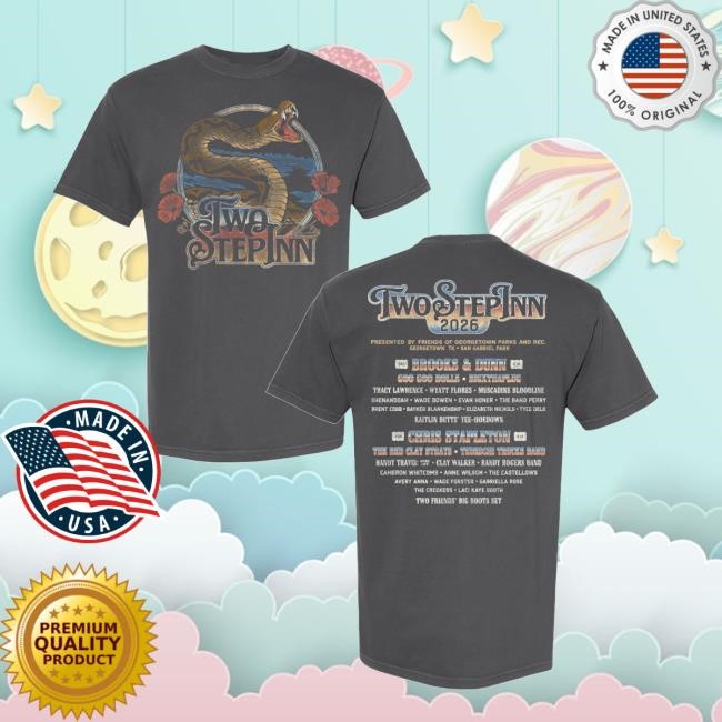 Two Step Inn Merch Store Snake Lineup T-Shirt