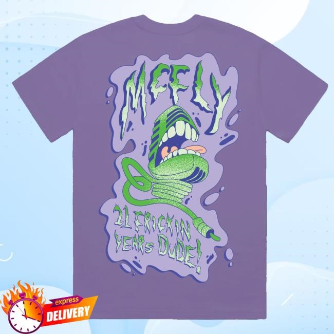 Official Mcfly Merch 21 Frickin Years Dude Sweatshirt