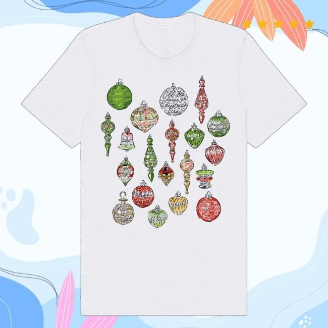 Cyndi Lauper Official Store Merch Lyric Ornament Short Sleeve Tee