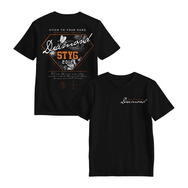 Sumerian Records Merch Store Stick To Your Guns Diamond Black Tee