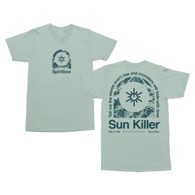 Rise Records Merch Store Sun Killer Arch Light Blue Tee