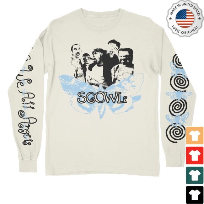 Scowl Merch Shop Store Official Are We All Angels Faces Hoodie