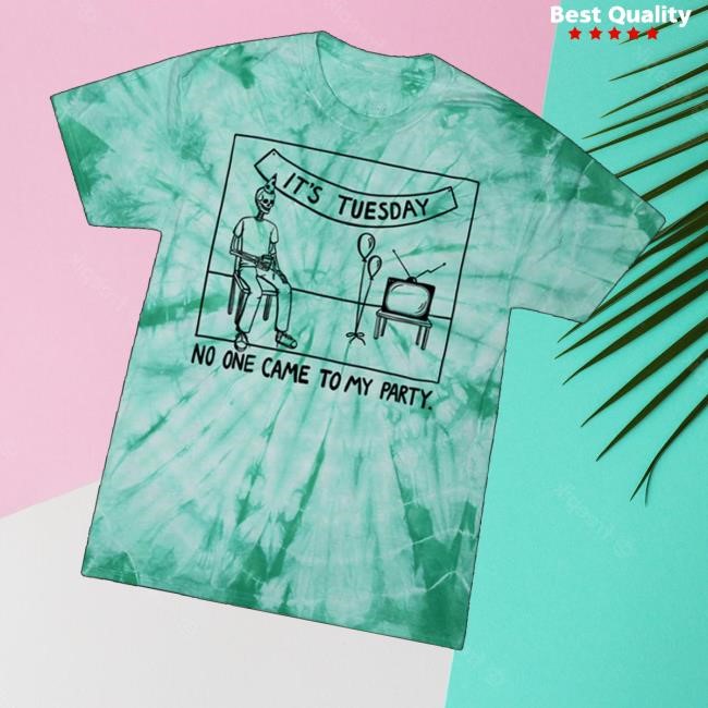 Drewgooden Shop It's Tuesday Mint Tie Dye Tee