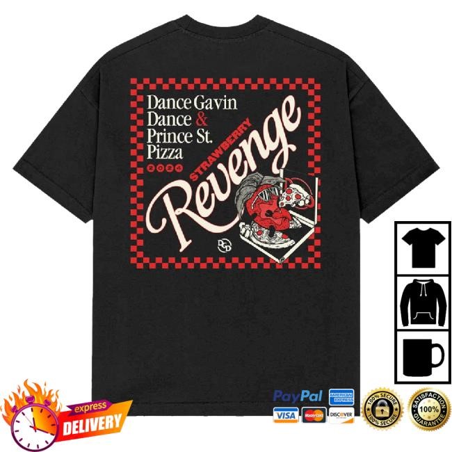 Official Dance Gavin Dance Merch Strawberry Revenge Black Sweater