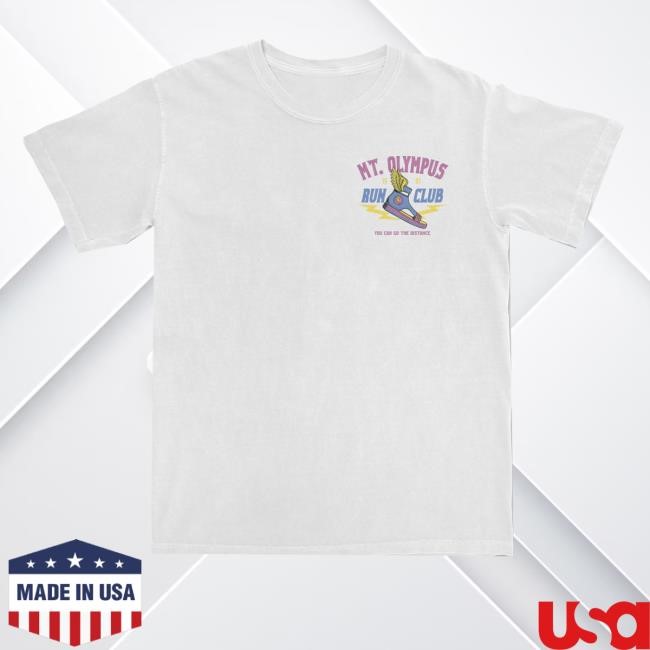 The Lost Bros Merch Mt. Olympus Run Club White T-Shirt, Hoodie, Tank Top, Sweater And Long Sleeve T-Shirt