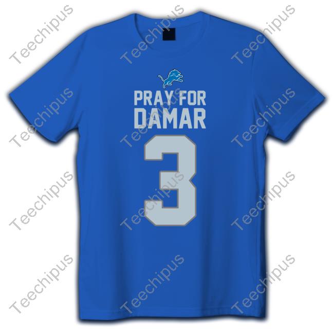 Detroit Lions One Pride Pray For Damar 3 T Shirt