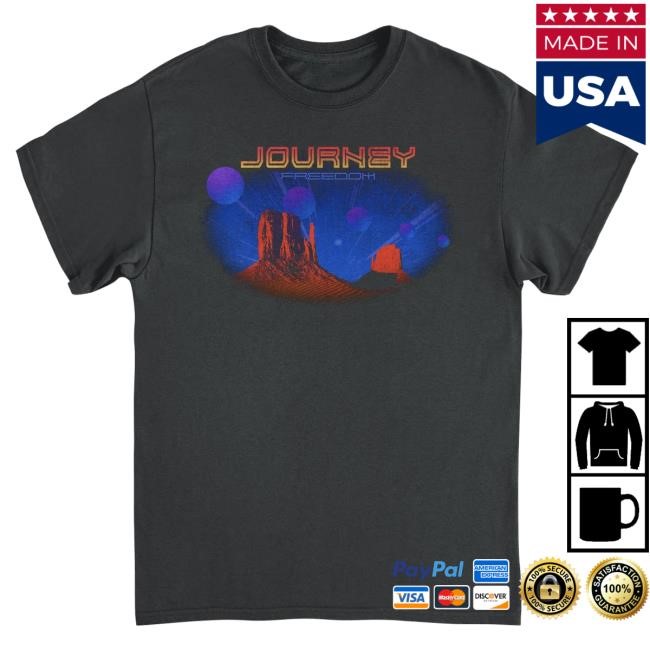 Official Merchshowroom Merch Journey Freedom Utah Black Tee Shirt