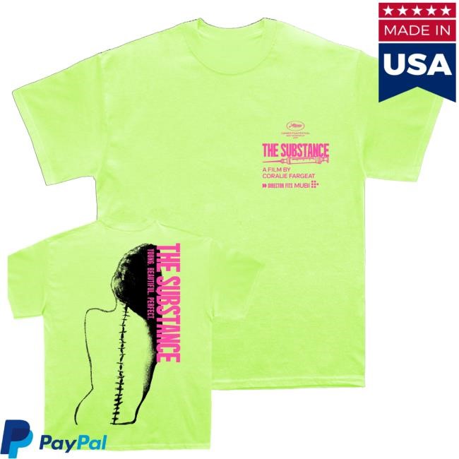 The Substance Young Beautiful Perfect T Shirt Director Fits Merch Shop The Substance Young Beautiful Perfect Sweatshirt