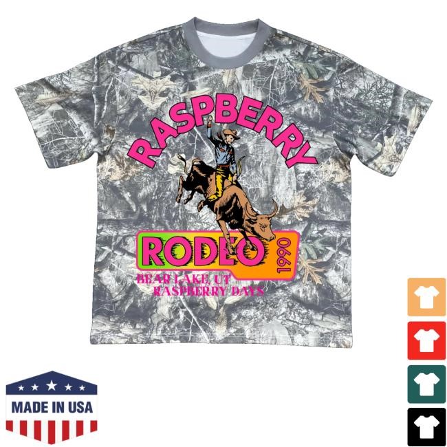 Tysdyes Limited Raspberry Rodeo Camo T Shirt