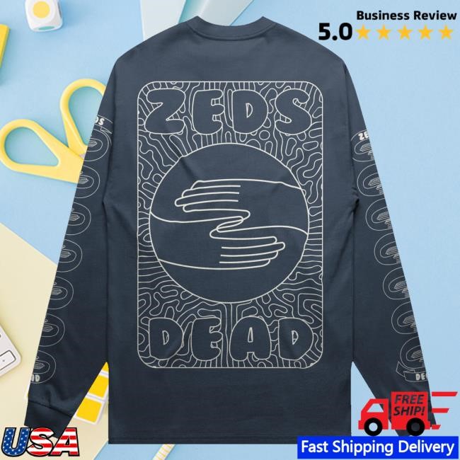Zeds Dead Merch Zeds Dead Unity Petrol Long Sleeve Tee Shirt