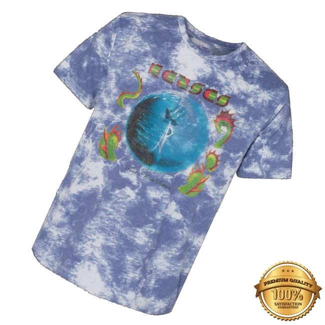 Trending Kansas Band Merch Point Of Know Return Tie Dye Unisex Sweatshirt Blue
